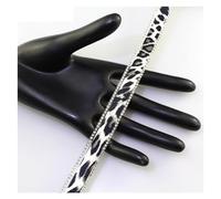 Ruban strass Ruban adhésif thermofixable, 1 mètre, léopard, fer sur la décoration(Leopard 01)