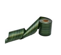 Ruban sur le thème des feuilles, 10cm x 50m, emballage PP résistant déchirures pour présentoirs de fleurs et décoration de mariage, fait à la main