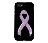 Ruban testiculaire Contre Le Cancer Violet Survivor Fighter Chemo Coque pour iPhone SE (2020) / 7/8
