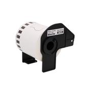 Ruban thermique DK-22212 pour Brother - 62mm blanc film continu, 15,24m, adhésif permanent