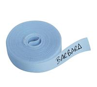 Ruban Thermoadhésif 3m x 1cm en Tissu, Étiquette pour Écrire au Stylo Bille, Idéal pour Marquer Vêtements d'Enfants et École - Bleu