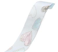 Ruban Tissé à Chaud Ruban d'amour papillon estampé à chaud, 38MM, 10yards, for faire des nœuds, accessoires, matériel fait la main(Color-08)