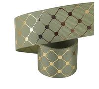 Ruban Tissé à Chaud Ruban en tissu imprimé diamant for décoration de fête, bricolage, nœud cheveux artisanal, Dressing, Arts, couture, anniversaire(Color-10)