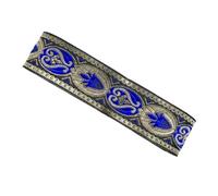 Ruban tissé jacquard brodé, Ruban de sangle brodé en jacquard, garniture dentelle, 7 yards, 3.3cm, multicolore, grand(Color 3)