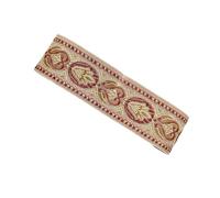 Ruban tissé jacquard brodé, Ruban de sangle brodé en jacquard, garniture dentelle, 7 yards, 3.3cm, multicolore, grand(Color 10)