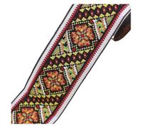 Ruban tissé jacquard brodé, Ruban Jacquard 10 yards 33,0 mm ou 50 de largeur multicolore for la couture et décoration(Color1,33.0MMX10YARD)