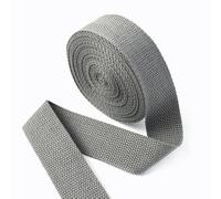 Ruban Tissu 5 mètres 20/25/32/38mm 1.3mm d'épaisseur coton sangles sacs sangle vêtement rubans ceinture bricolage vêtements couture ruban biais reliure(DarkGray,25mm)