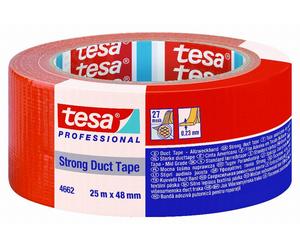 Ruban toile orange 25m x 48mm pour facadier TESA - 04662-00195-01