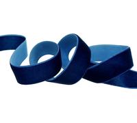 Ruban velours bleu 20mm x 10m - Ruban décoratif, ruban, décoration de mariage