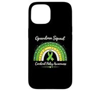 Ruban Vert Assorti pour Grand-mère Boho Rainbow CP Awareness Coque pour iPhone 15