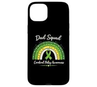 Ruban Vert Assorti pour Papa Boho Rainbow CP Awareness Coque pour iPhone 15 Plus