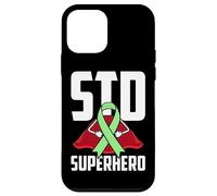 Ruban Vert de Super-héros des Maladies Sexuellement transmissibles (MST) Coque pour iPhone 12 Mini