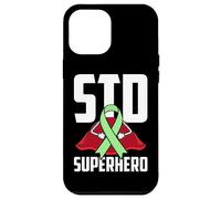 Ruban Vert de Super-héros des Maladies Sexuellement transmissibles (MST) Coque pour iPhone 12 Pro Max