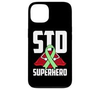 Ruban Vert de Super-héros des Maladies Sexuellement transmissibles (MST) Coque pour iPhone 13