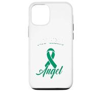 Ruban Vert Mois Cancer du Foie Héros de l'attention Mon Ange Coque pour iPhone 12/12 Pro