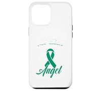Ruban Vert Mois Cancer du Foie Héros de l'attention Mon Ange Coque pour iPhone 12 Pro Max