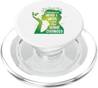Ruban vert papillon pour la santé mentale PopSockets PopGrip pour MagSafe