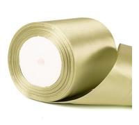 Ruban vert sauge de 22 m x 10 cm de large, 10,2 cm de large, ruban vert Morandi pour voiture de mariage, emballage cadeau, Noël, anniversaire, gâteau, nœud pour cheveux, bouquet, travaux manuels et