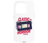 Ruban VHS Classic Horror Story Coque pour iPhone 15 Pro