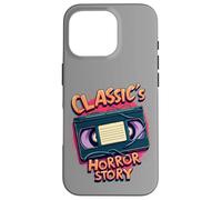 Ruban VHS Classic Horror Story Coque pour iPhone 16 Pro