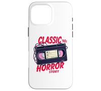 Ruban VHS Classic Horror Story Coque pour iPhone 16 Pro Max