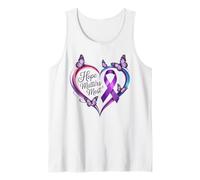 Ruban Violet Alzheimer's Awareness Hope Matters Most Débardeur