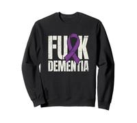 Ruban Violet de Sensibilisation à la démence pour Lutter Contre la démence Sweatshirt