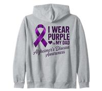 Ruban Violet de Sensibilisation à la maladie d'Alzheimer pour Papa Sweat à Capuche