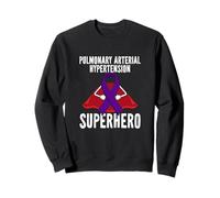 Ruban Violet de Super-héros d'hypertension artérielle pulmonaire Sweatshirt