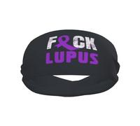 Ruban violet Fuck Lupus Améliorez vos performances avec des bandeaux tendance - Idéal pour toute activité !