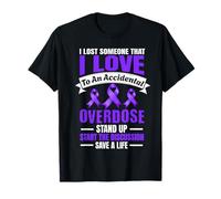 Ruban Violet « Overdose Awareness I Lost Someone I Love » T-Shirt