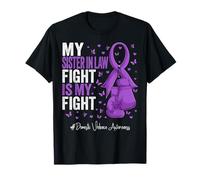 Ruban Violet pour Sensibilisation à la Violence Domestique T-Shirt