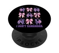 Ruban Violet pour Sensibilisation à l'épilepsie « I Don't Remember » PopSockets PopGrip Adhésif