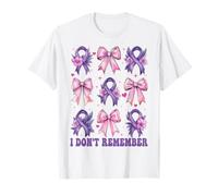 Ruban Violet pour Sensibilisation à l'épilepsie « I Don't Remember » T-Shirt