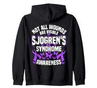 Ruban Violet pour soulager Les plaies de Sensibilisation au Syndrome de Sjogren Sweat à Capuche