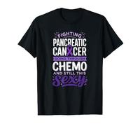 Ruban Violet pour survivant du Cancer du pancréas T-Shirt Graphique avec Valeur