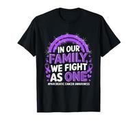 Ruban violet « We Fight As One » de sensibilisation au cancer du pancréas T-Shirt