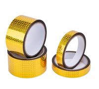 Ruban washi pailleté, Ruban à paillettes laser décoratif auto-adhésif, multicolore, estampage chaud, 30/50M x 5-25mm