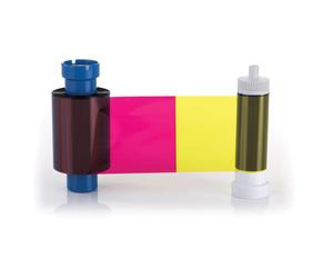 Ruban YMCKOK couleur + noir 250 faces, Magicard 600