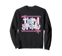 Rubans à carreaux de fleurs vichy de troisième qualité Sweatshirt