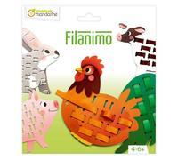 Rubans à tisser, Animaux de la ferme - Vert