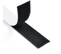 Rubans Adhésifs,5M Scratch Autocollant Double Face,16 mm de Large Bande Agrippantes Adhésives Puissant Hook Loop Rubans,Noir