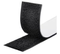 Rubans Adhésifs 8M,Bande Agrippantes Adhésives,Bande Adhésives Ruban Scratch Hook Loop Bande Adhésives Autoadhé pour 20mm (Noir)