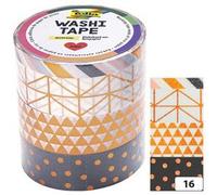 Rubans autocollants déco Washi-Tape HOTFOIL CUIVRE