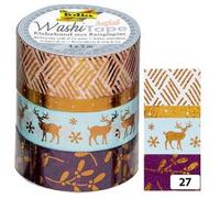 Rubans autocollants Noël Washi-Tape HOTFOIL CUIVRE II