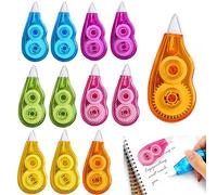 Rubans Correcteurs - 12pcs Mini Roller de Correction Blanc, Souris Correcteur pour Fournitures Scolaires École Bureau