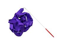 Rubans de Danse 4M Ruban de Gymnastique Rythmique Streamer Rod Baton Rubans virevoltants avec bâton pour Enfants Danse Artistique 1 Pcs Violet et Populaire ?