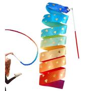 Rubans de danse, rubans de danse, de ballerine à ruban pour de 6,56 pieds de long, sacs rembourrés, bande de gymnastique pour , bâtons rotatifs pour filles