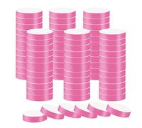 Rubans de festival, 600 rubans d'entrée roses, rubans d'entrée de fête imperméables, rubans de sécurité 6 couleurs pour discothèques, carnavals, foires, églises, séminaires, bilans de santé