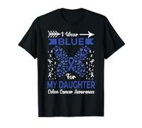 Rubans de Sensibilisation au Cancer du côlon « I Wear Blue for My Daughter » T-Shirt